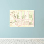 Point Street Iron Works Phenix Iron Foundry Canvas Afdruk (Insitu (Houten vloer))