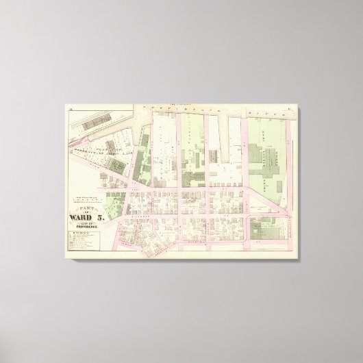 Point Street Iron Works Phenix Iron Foundry Canvas Afdruk (Voorkant)