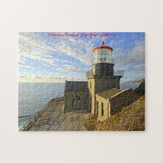 Point Sur California. kerstcadeautjes Legpuzzel (Horizontaal)