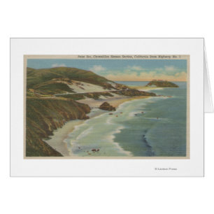 Point Sur, Carmel San Simeon Section, Hwy 1 Uitzic