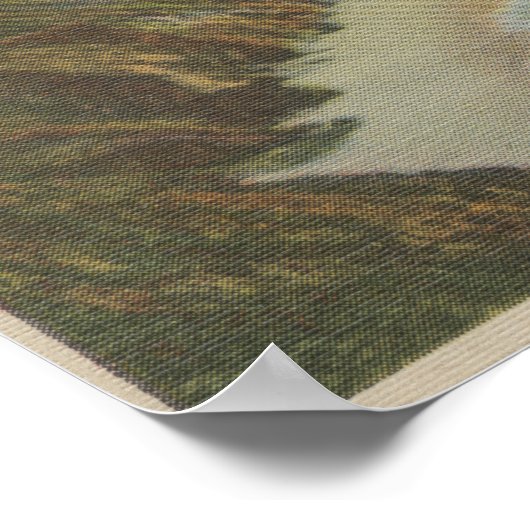 Point Sur, Carmel San Simeon Section, Hwy 1 Uitzic Poster (Hoek)