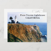 Point Vicente Lighthouse, Californië Briefkaart (Voorkant / Achterkant)