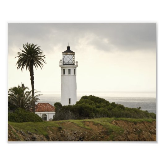 Point Vicente Lighthouse Foto Afdruk (Voorkant)