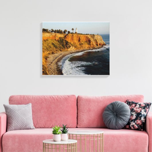 Point Vincente California Canvas Afdruk (Insitu (Woonkamer))