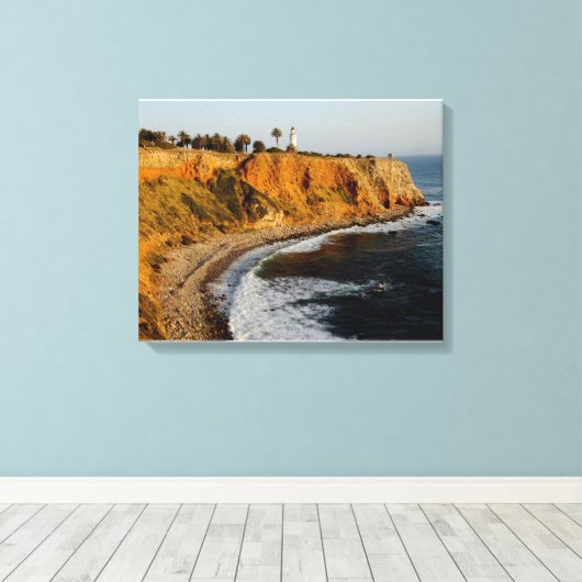 Point Vincente California Canvas Afdruk (Insitu (Houten vloer))