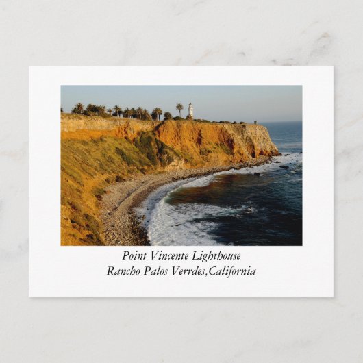 Point Vincente vuurtoren Briefkaart (Voorkant)