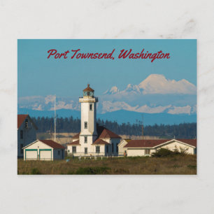 Point Wilson Light - Port Townsend, Washington Briefkaart