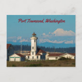 Point Wilson Light - Port Townsend, Washington Briefkaart (Voorkant)