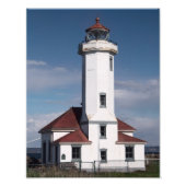 Point Wilson Lighthouse Print Foto Afdruk (Voorkant)