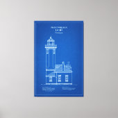 Point Wilson Lighthouse - Washington - AD Canvas Afdruk (Voorkant)