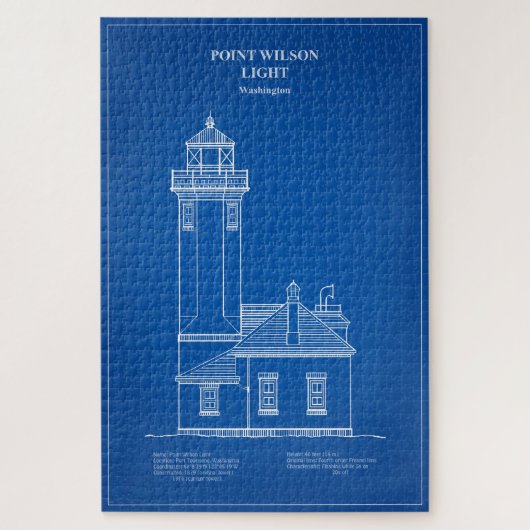 Point Wilson Lighthouse - Washington - AD Legpuzzel (Verticaal)