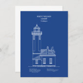 Point Wilson Lighthouse - Washington - AD Notitiekaartje (Voorkant / Achterkant)