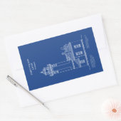 Point Wilson Lighthouse - Washington - AD Rechthoekige Sticker (Envelop)