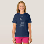Point Wilson Lighthouse - Washington - AD T-shirt (Voorkant volledig)