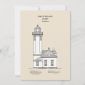Point Wilson Lighthouse - Washington - SBD Bedankkaart (Voorkant)