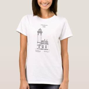 Point Wilson Lighthouse - Washington - SBD T-shirt