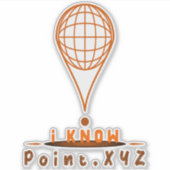 Point XZY Sticker (Voorkant)
