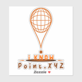 Point XZY Sticker
