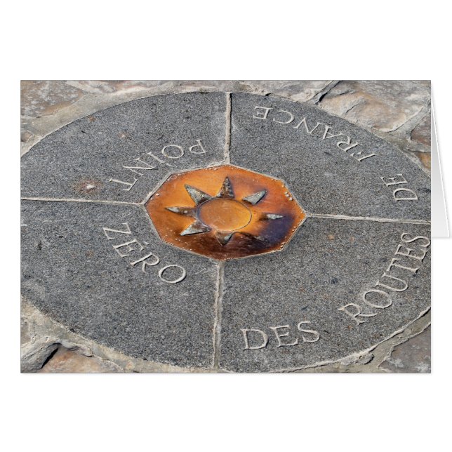 Point Zero, Parijs (Voorkant Horizontaal)