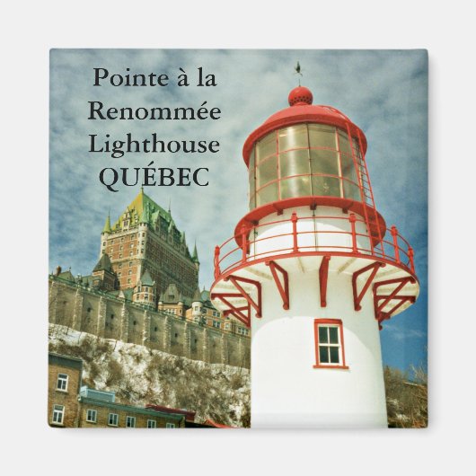 Pointe à la Renommée Lighthouse, Québec Magnet (Voorkant)