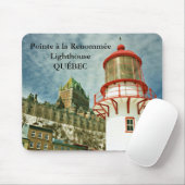 Pointe à la Renommée Lighthouse, Québec Mousepad Muismat (Met muis)