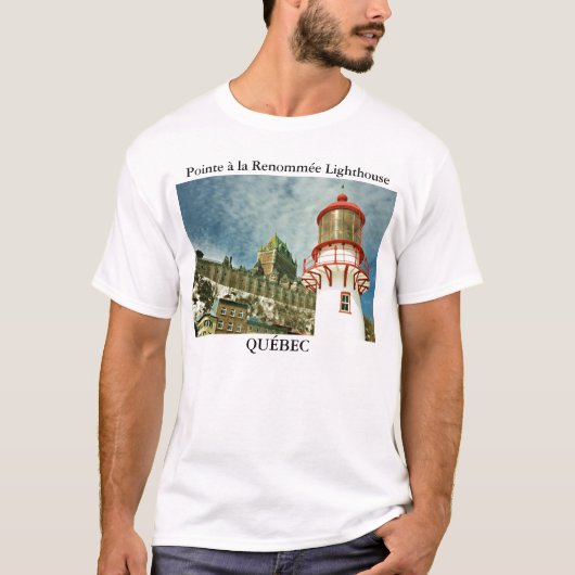 Pointe à la Renommée Lighthouse, Québec T-Shirt (Voorkant)