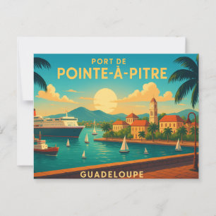 Pointe-à-Pitre Guadeloupe Briefkaart