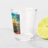Pointe-à-Pitre Guadeloupe Shot Glas (Rechts)