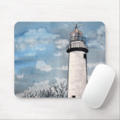 pointe aux Barques Lighthouse mousepad Muismat (Met muis)