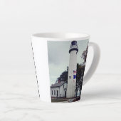 Pointe Aux Barques Lighthouse op een mok koffie (Rechterhoek)