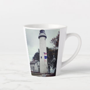Pointe Aux Barques Lighthouse op een mok koffie
