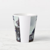 Pointe Aux Barques Lighthouse op een mok koffie (Voorkant)