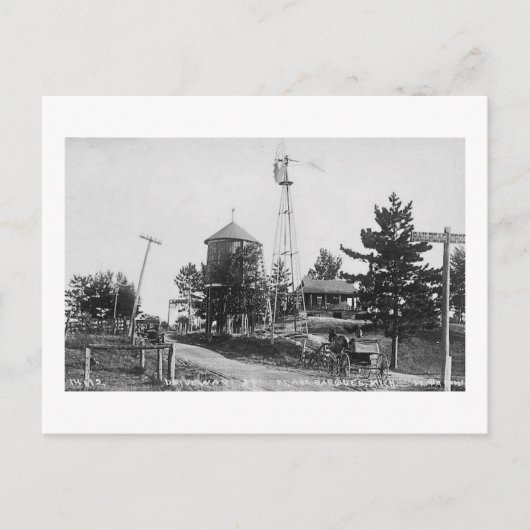 POINTE AUX BARQUES MICHIGAN Louis Pesha Briefkaart (Voorkant)