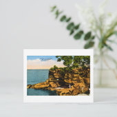 Pointe Aux Barques van de Duim van Michigan Briefkaart (Staand voorkant)