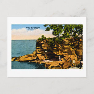 Pointe Aux Barques van de Duim van Michigan Briefkaart