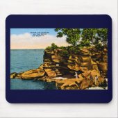 Pointe Aux Barques van de Duim van Michigan Muismat (Voorkant)