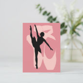 Pointe Ballet Briefkaart (Staand voorkant)