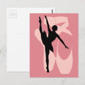 Pointe Ballet Briefkaart (Voorkant / Achterkant)
