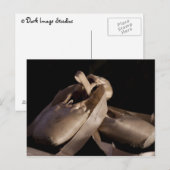 Pointe (ballet) schoenen Briefkaart (Voorkant / Achterkant)