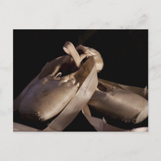Pointe (ballet) schoenen Briefkaart (Voorkant)