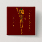 Pointe Ballet Vierkante Button 5,1 Cm (Voorkant)