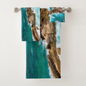 Pointe des Chateaux, Grande-Terre, Guadeloupe #2 Bad Handdoek (Insitu)