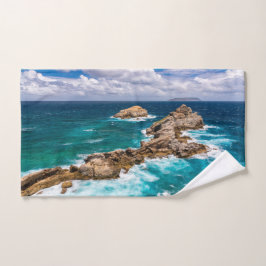 Pointe des Chateaux, Grande-Terre, Guadeloupe #2 Bad Handdoek