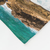 Pointe des Chateaux, Grande-Terre, Guadeloupe #2 Fleece Deken (Hoek)