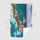 Pointe des Chateaux, Grande-Terre, Guadeloupe #2 Golfhanddoek (Insitu)