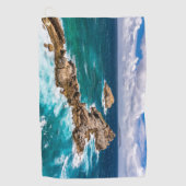 Pointe des Chateaux, Grande-Terre, Guadeloupe #2 Golfhanddoek (Voorkant)