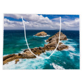 Pointe des Chateaux, Grande-Terre, Guadeloupe #2 Groot Cadeauzakje (Achterkant)