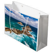 Pointe des Chateaux, Grande-Terre, Guadeloupe #2 Groot Cadeauzakje (Voorkant Gekanteld)