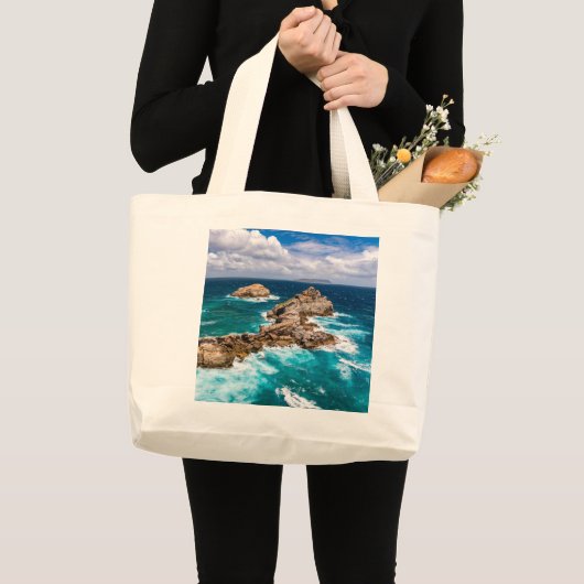 Pointe des Chateaux, Grande-Terre, Guadeloupe #2 Grote Tote Bag (Voorkant (product))