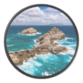 Pointe des Chateaux, Grande-Terre, Guadeloupe #2 Hockey Puck (Voorkant)